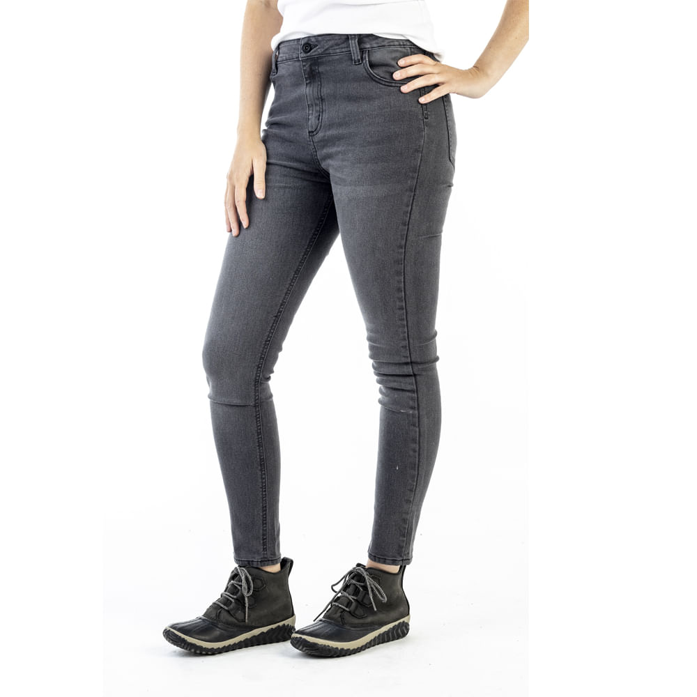 Persona especial corto Buzo Jeans Oxford Blue Skinny Fit Mujer LS