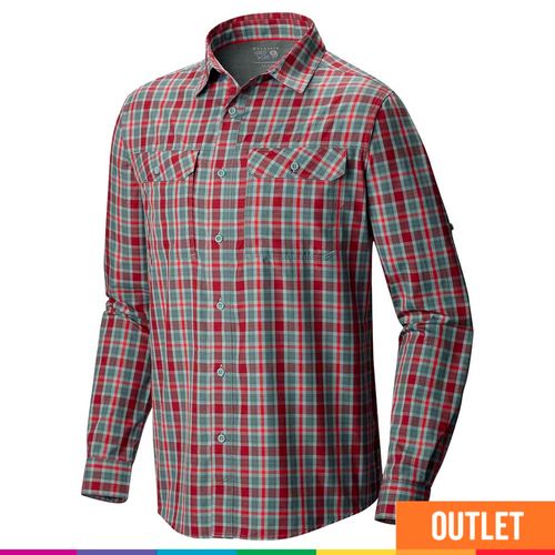 Camisa Canyon Mangas Largas Thunderhead Green Outlet