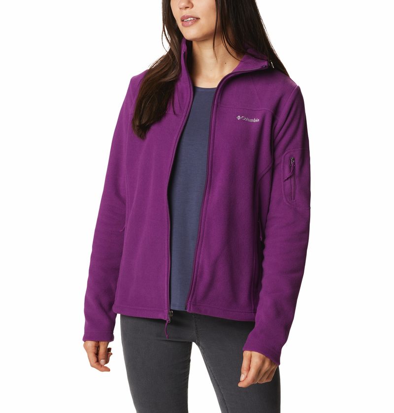 Forro Polar Columbia Fast Trek Mujer Lila