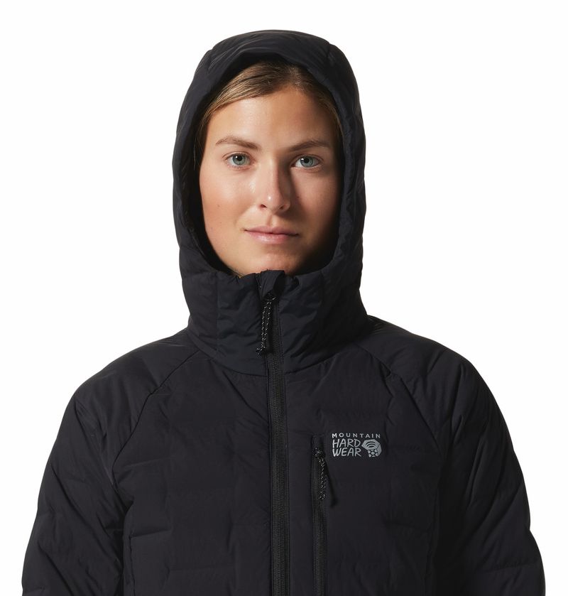 escaldadura O Conceder Campera Mountain Hardwear Stretchdown Hoody Mujer (Black)