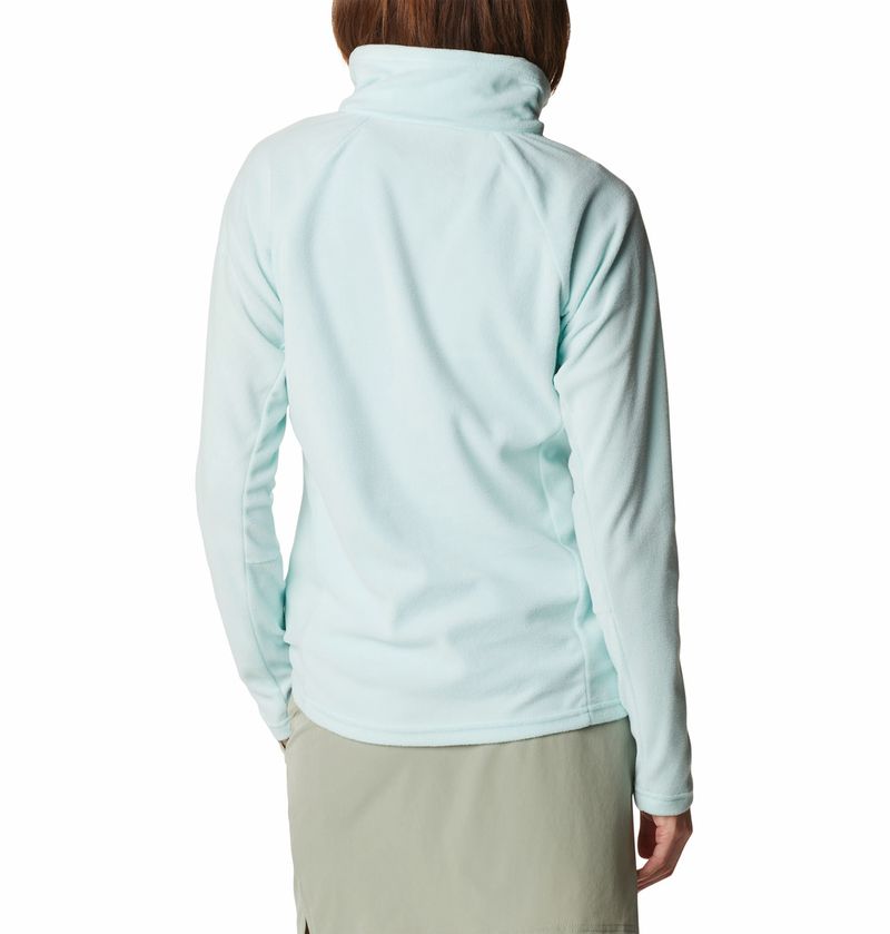 Columbia Glacial IV 1/2 Zip Forro polar Mujer Azul (S)