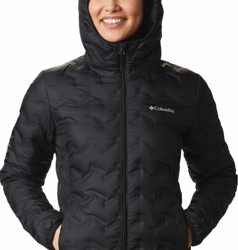 caloría Barcelona Pescador Campera Columbia Delta Ridge™ Long Down Jacket Mujer (Black)