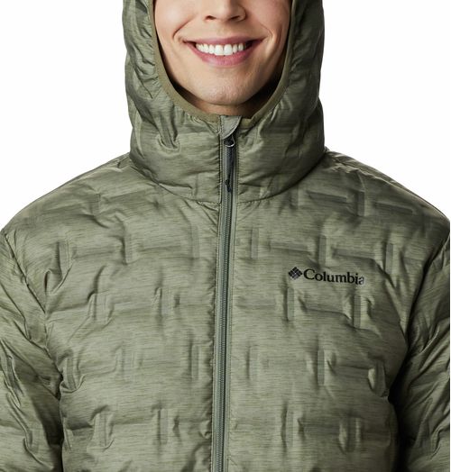 Campera Delta Ridge Down Capucha - Stone Green Heather Print