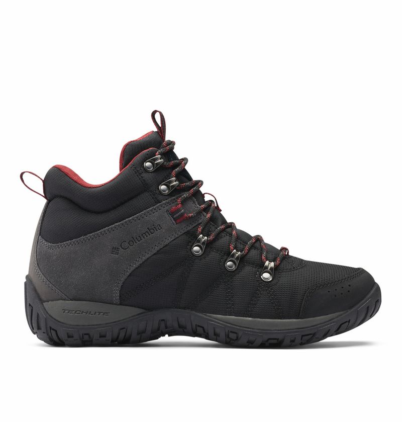 Zapatillas Columbia Peakfreak Venture Mid Lt Hombre Black Red Jasper