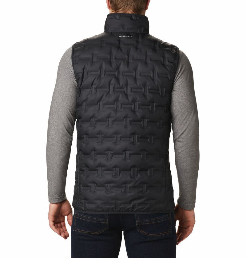 Chaleco Running Thermowarm Deltapeak Black Hombre