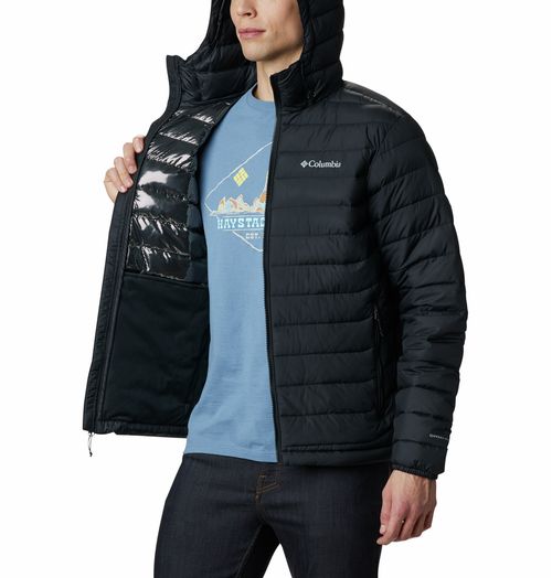 Campera Powder Lite Capucha - Black