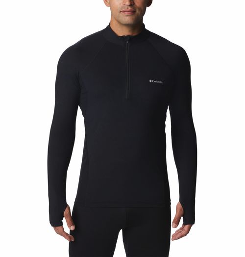 Remera TeRmica Baselayer Midweight Stretch Long Sleeve Half Zip - Black