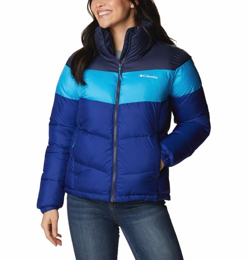 Campera Puffect Color Blocked - Dark Sapphire Blue Chill Noctu