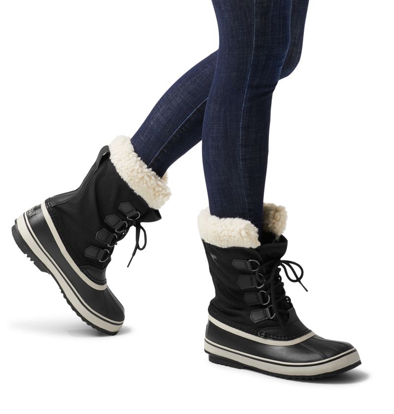 Botas Sorel Winter Carnival Wp Mujer Black Stone