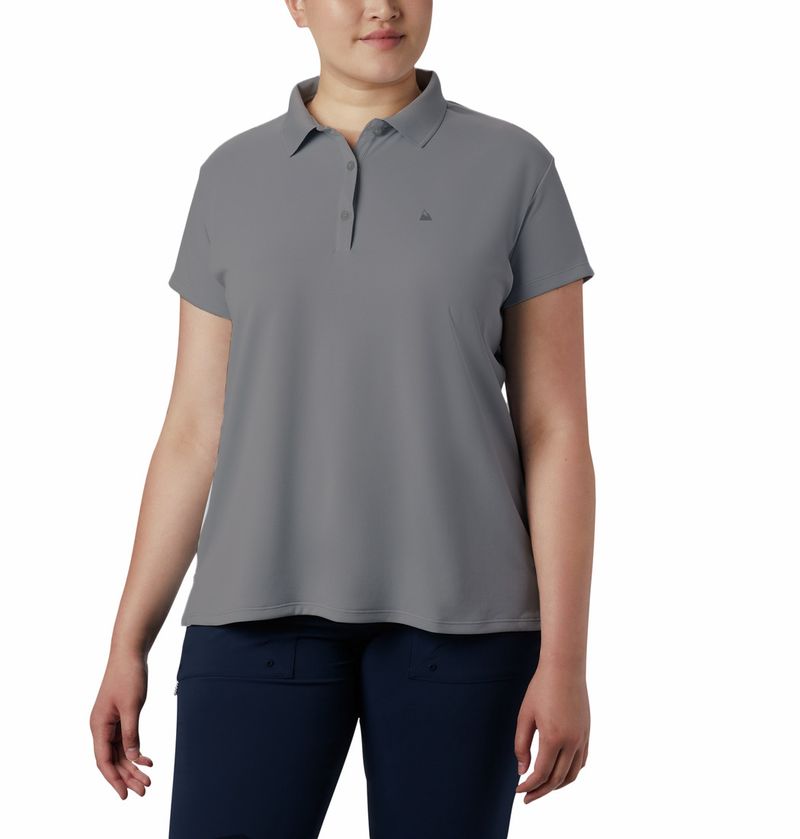 Remera Nexxt Pepper Polo Mujer Gris