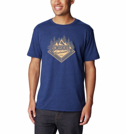 Remera Crew Tee Peak - Azul