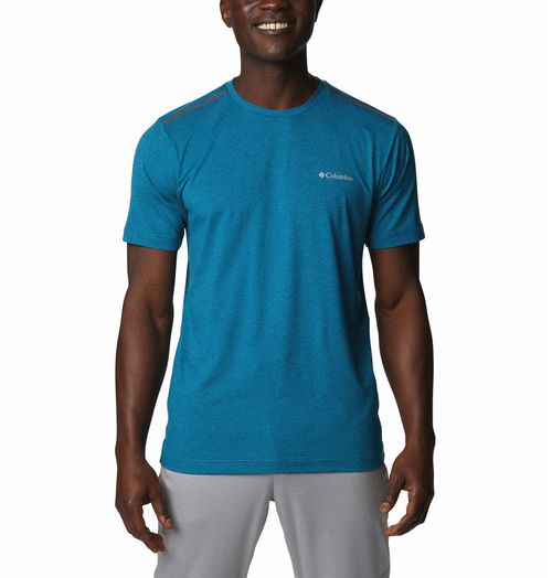 Remera Tech Trail Crew Neck - Deep Marine Heather
