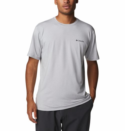 Remera Tech Trail Graphic Tee - Columbia Grey Heather Csc Stac