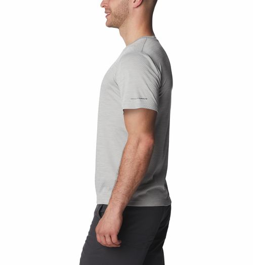 Remera Zero Rules Graphic - Columbia Grey Hthr Fractal Pea