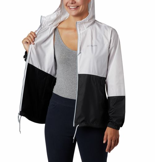 Campera Flash Forward Windbreaker - White Black