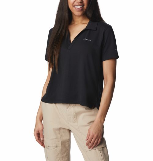 Remera Sun Trek Polo - Black
