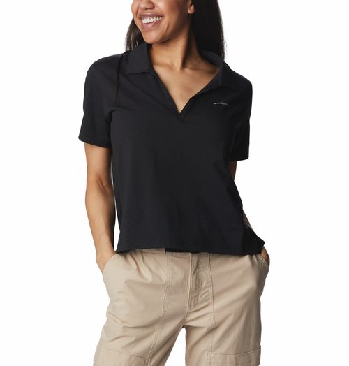 Remera Sun Trek Polo - Black