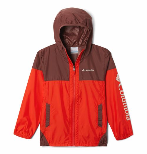 Campera Rompevientos Anorak Flash Challenger Junior - Spicy IIght Raisin