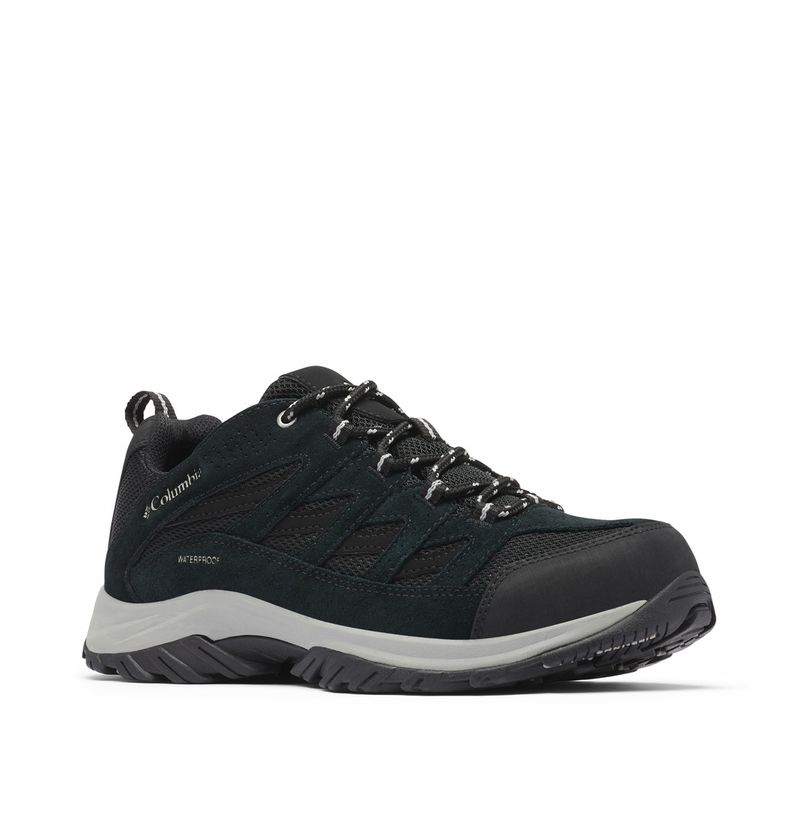 Zapatillas Columbia Crestwood Impermeables Hombre (Black, Columbia Grey)