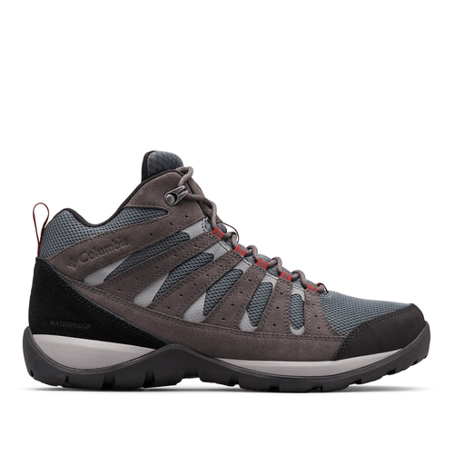 Zapatillas Columbia Redmond V2 Mid Wp Hombre (Graphite-Red Jasper)