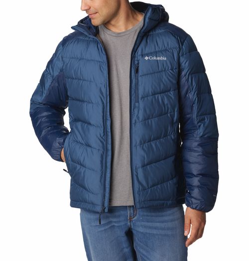 Campera Labyrinth Loop Capucha - Dark Mountain Collegiate Navy