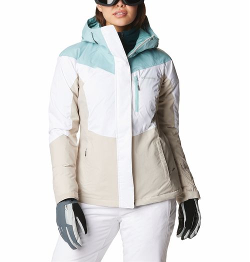 Campera Rosie Run Insulated - White Aqua Haze Dark Stone
