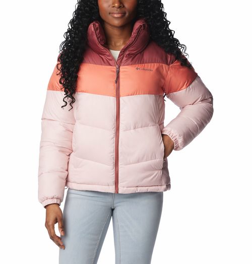 Campera Puffect Color Blocked - Dusty Pink Faded Peach Beetroo