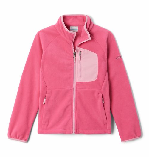 Polar Columbia Fast Trek III Fleece Full Zip Junior Unise (Wild Geranium/Wild Rose)