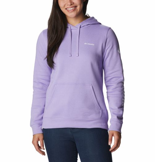 Buzo Trek Graphic Capucha - Frosted Purple White Logo
