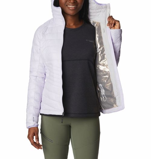 Campera Platinum Peak Capucha - Purple Tint