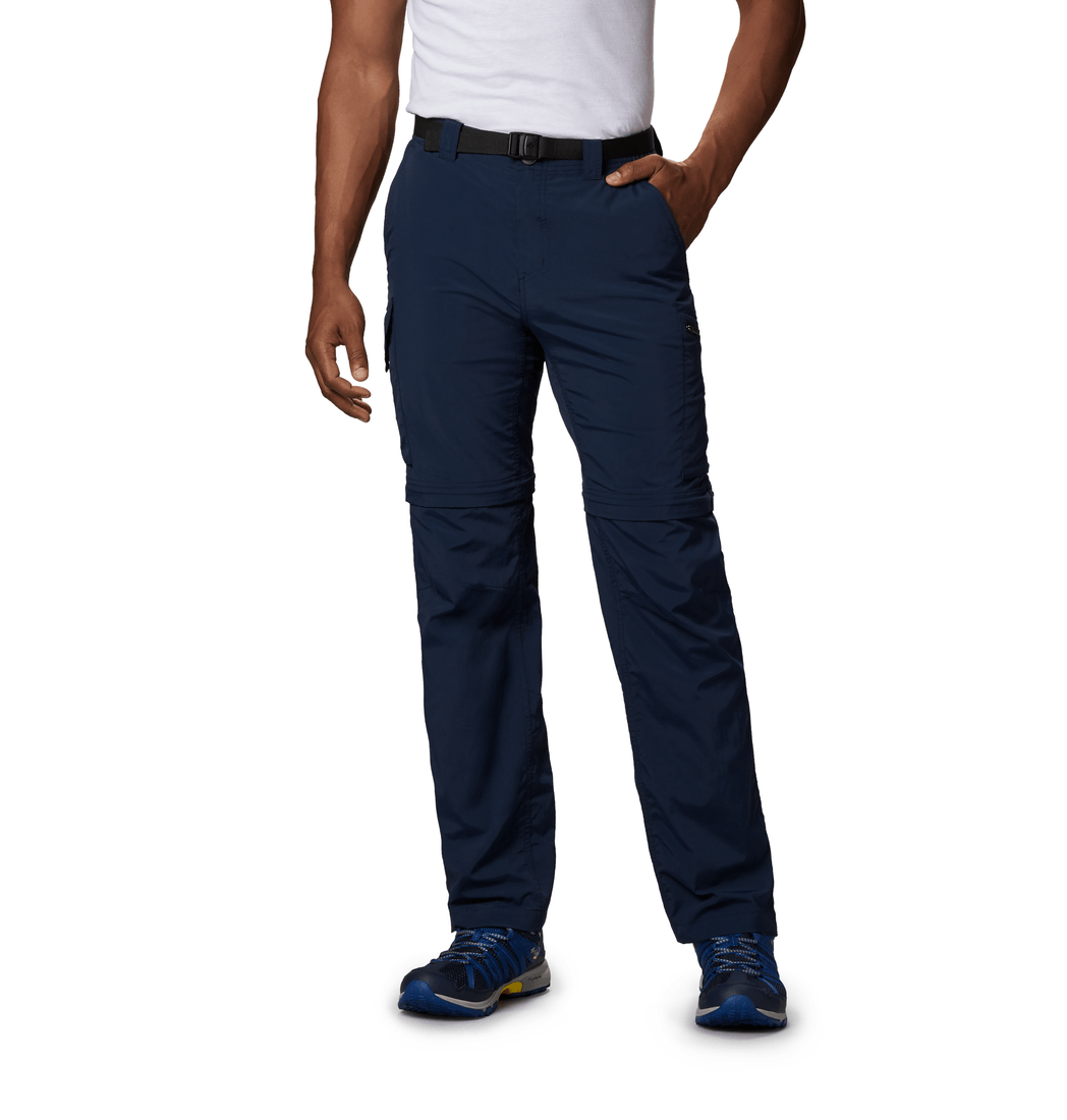 Columbia Men's Silver Ridge Convertible Pant, Breathable, UPF 50 Sun Protection, Collegiate Navy, 36x30 in Dubai - UAE | Pants