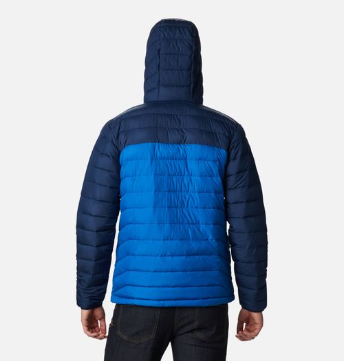 Campera Powder Lite Capucha - Bright Indigo Collegiate Navy