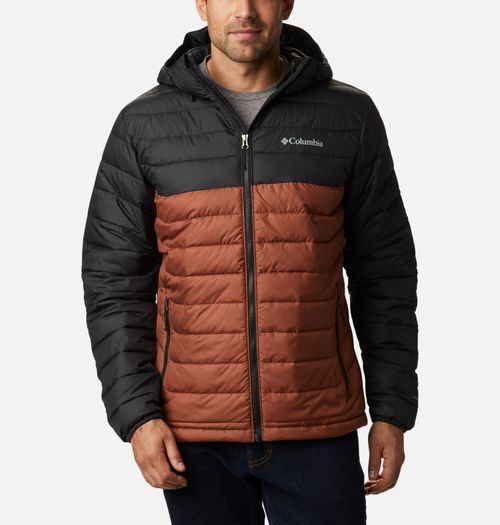 Campera Powder Lite Capucha - Dark Amber Black