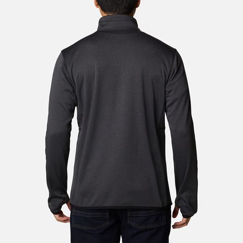 Buzo Park View Medio Cierre - Black Heather