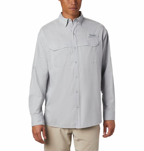 Camisa Low Drag Offshore Outlet - Cool Grey White