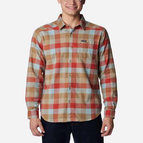 Camisa Cornell Woods Flannel Long Sleeve Shirt - Warp Red Buffalo Check