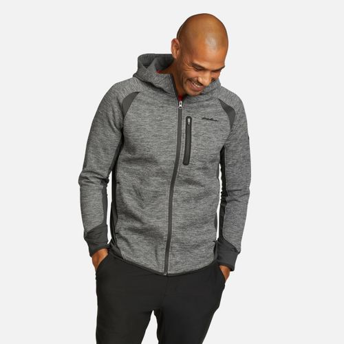 Campera Cloud Layer Hybrid Capucha - Htr Gray
