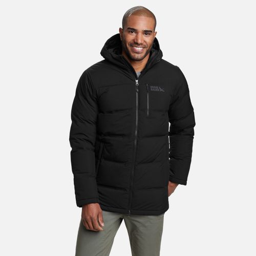 Campera Parka Glacier Peak Seamless Down Capucha - Black