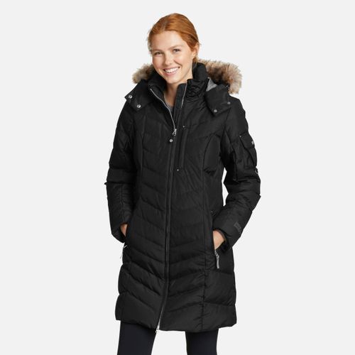 Campera Parka Down Sun Valley Capucha - Black