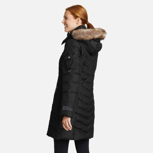 Campera Parka Down Sun Valley Capucha - Black