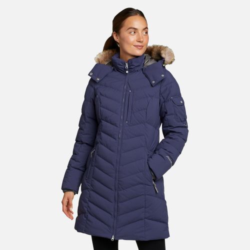 Campera Parka Down Sun Valley Capucha - Dk Mulberry