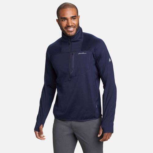 Polar Medio Cierre Ls High Route Grid Mock - Atlantic