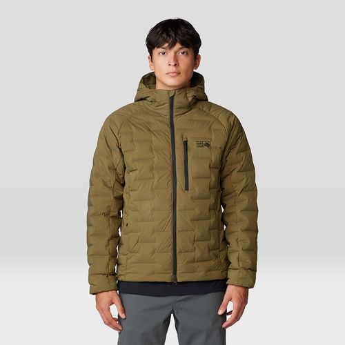 Campera Stretchdown Capucha  - Combat Green