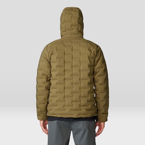 Campera Stretchdown Capucha  - Combat Green