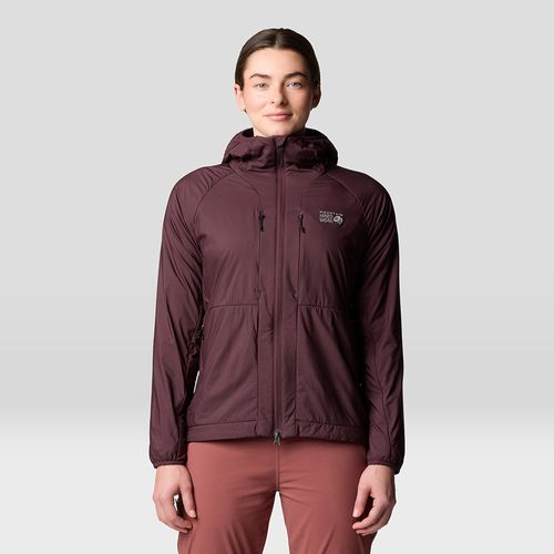 Campera Kor Airshell Warm Capucha - Blackberry