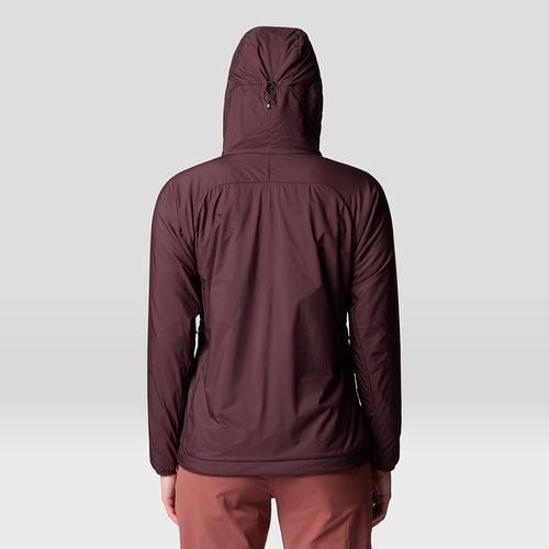 Campera Kor Airshell Warm Capucha - Blackberry