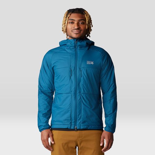 Campera Kor Airshell Warm Capucha - Dark Caspian