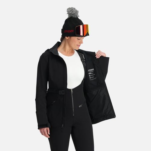 Campera Spyder Glacial Softshell - Black