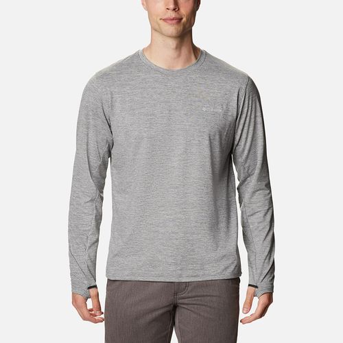 Remera Tech Trail Long Sleeve Crew II - City Grey Heather