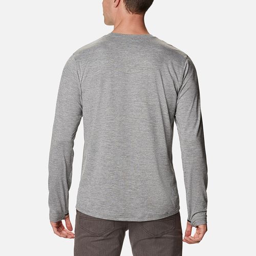 Remera Tech Trail Long Sleeve Crew II - City Grey Heather